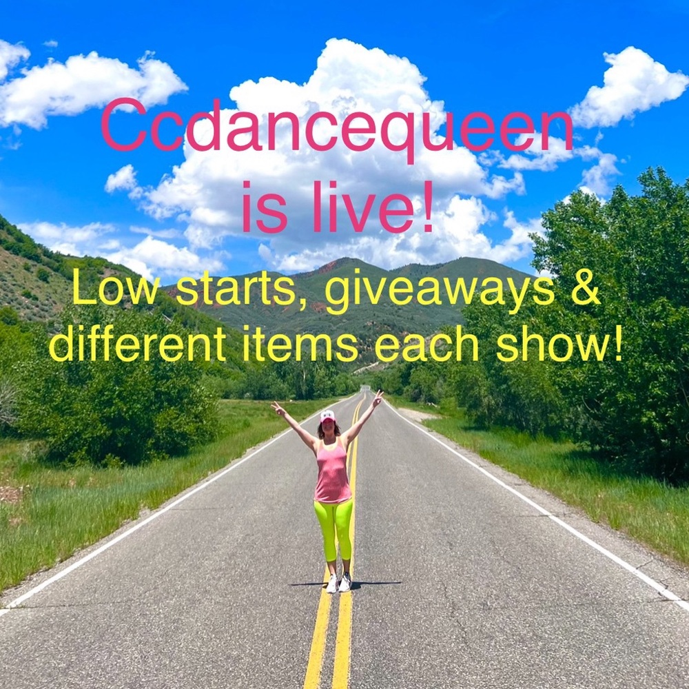 ccdancequeen is LIVE!! 🎉 Like this listing to be notified of my LIVE shows!!